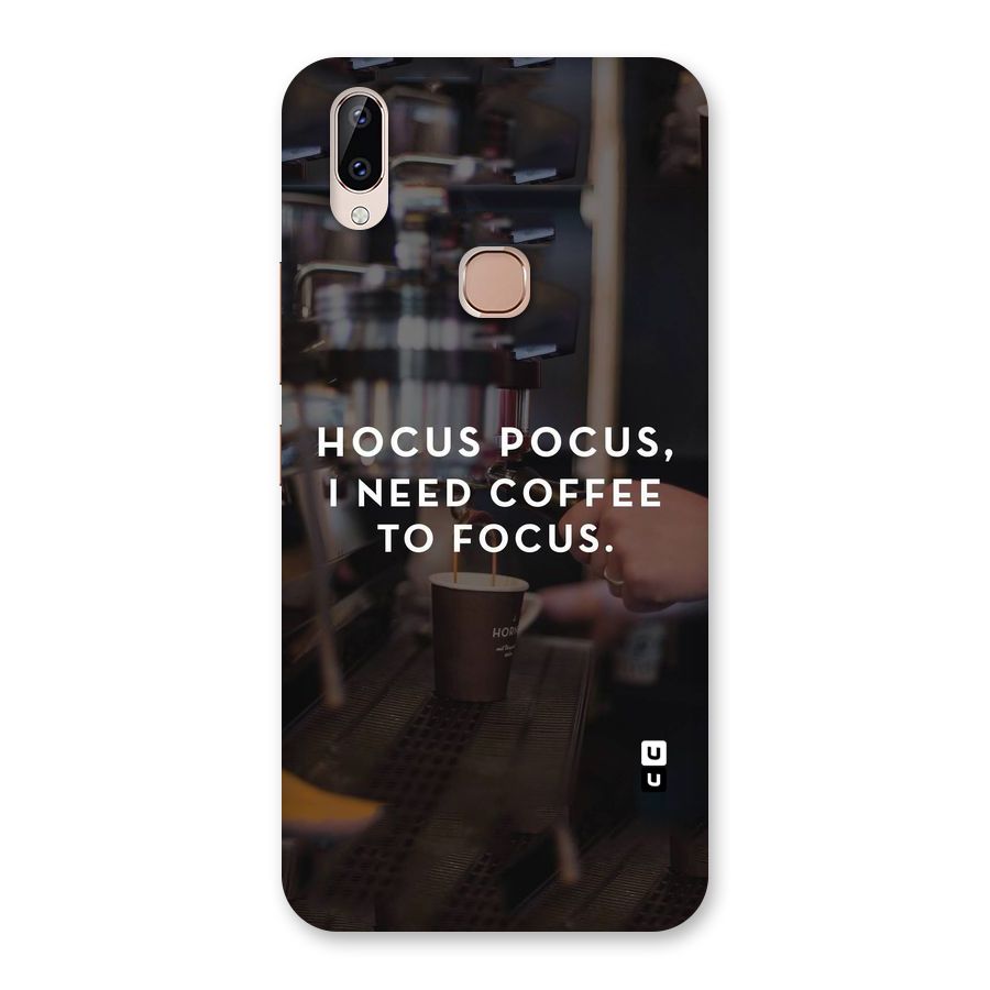 Coffee Focus Back Case for Vivo Y83 Pro