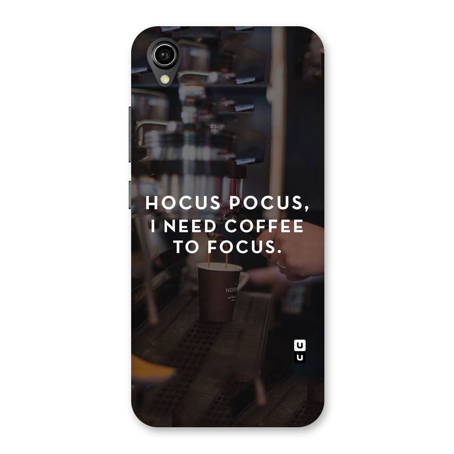 Coffee Focus Back Case for Vivo Y90