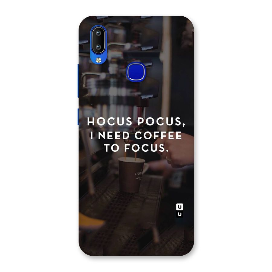 Coffee Focus Back Case for Vivo Y91