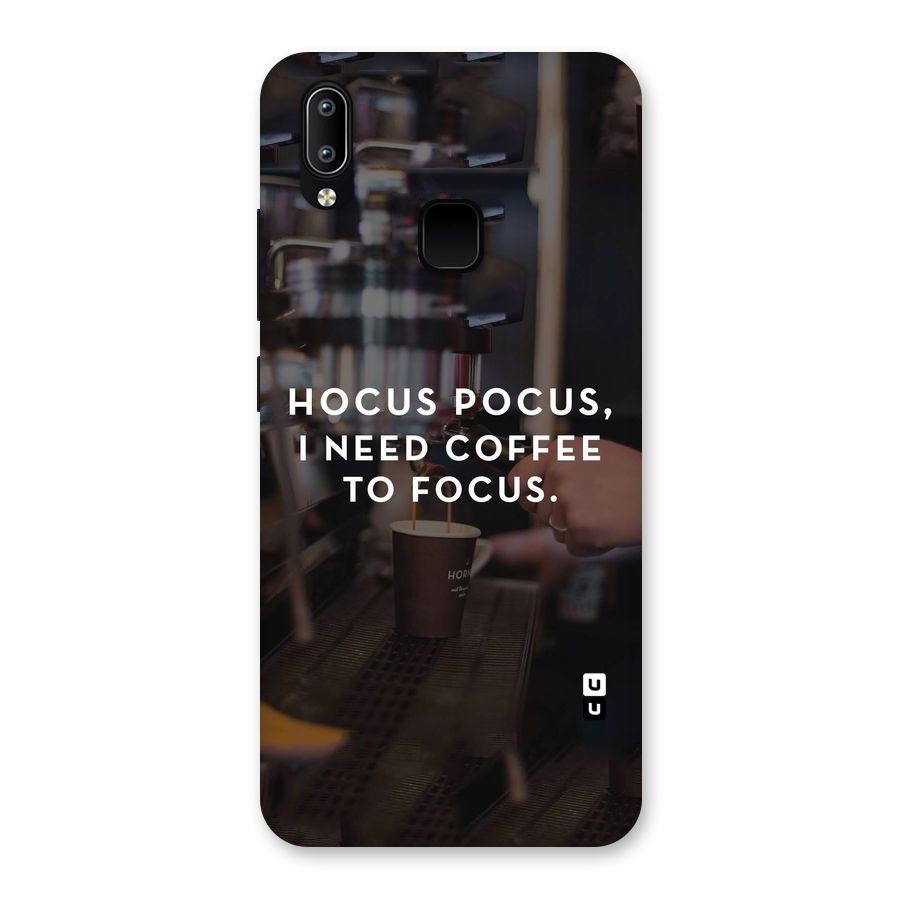 Coffee Focus Back Case for Vivo Y93