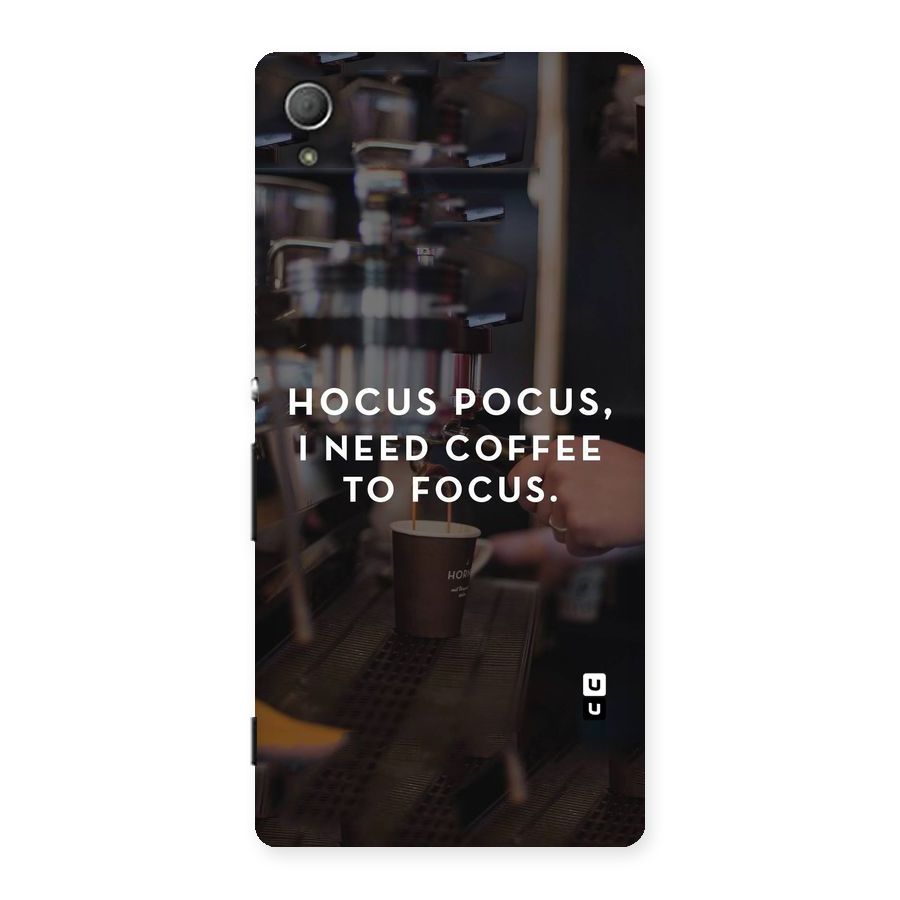Coffee Focus Back Case for Xperia Z4