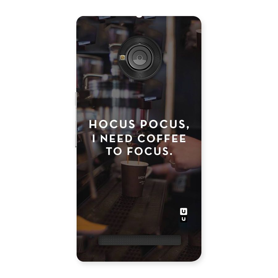 Coffee Focus Back Case for Yu Yuphoria