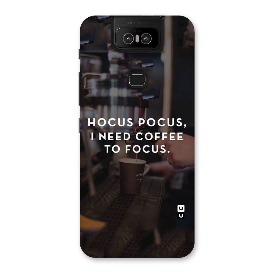 Coffee Focus Back Case for Zenfone 6z