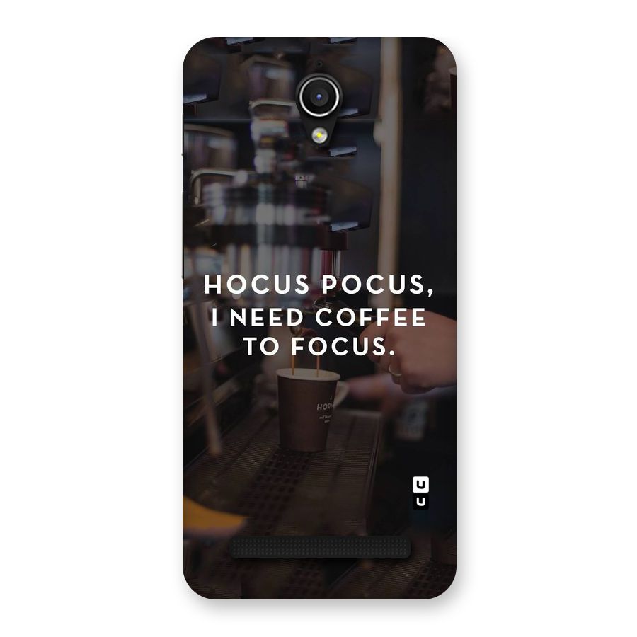 Coffee Focus Back Case for Zenfone Go