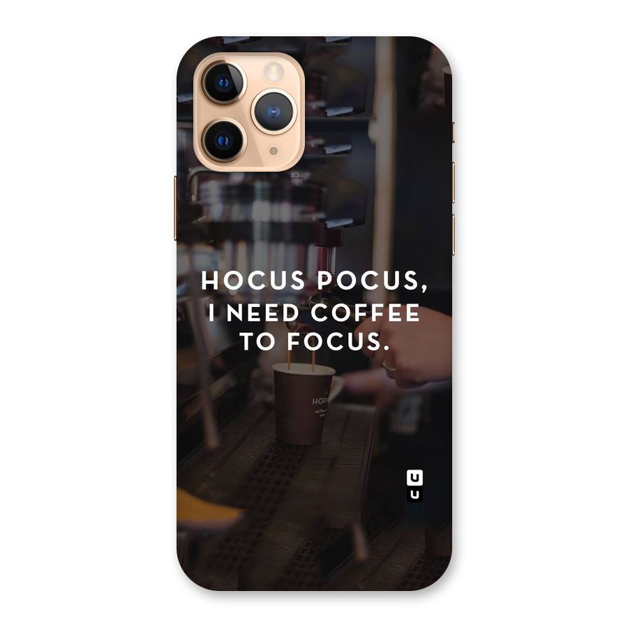 Coffee Focus Back Case for iPhone 11 Pro