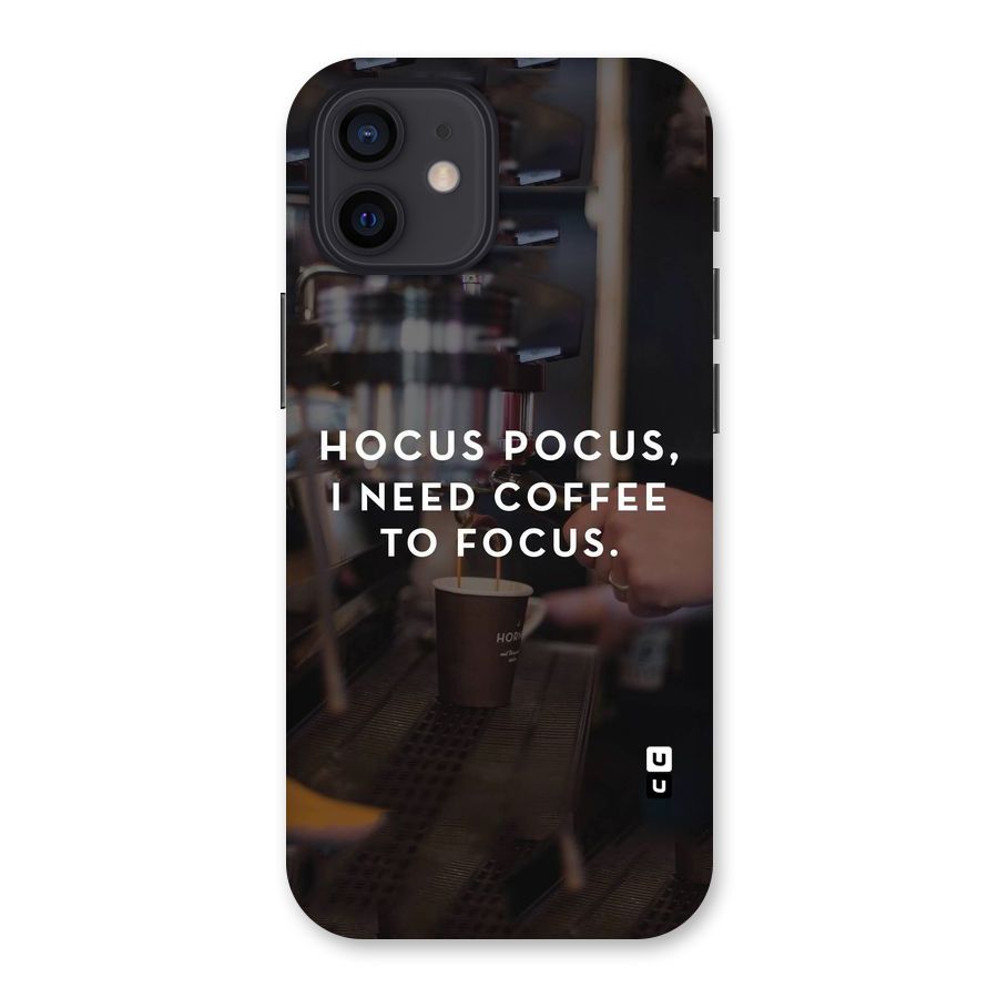 Coffee Focus Back Case for iPhone 12