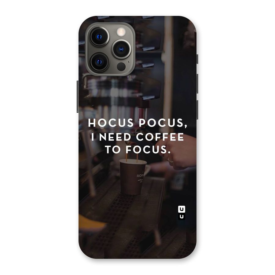 Coffee Focus Back Case for iPhone 12 Pro Max