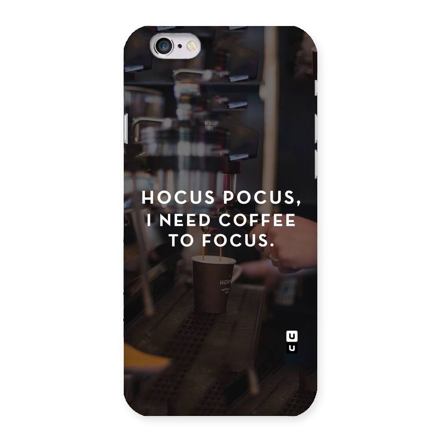 Coffee Focus Back Case for iPhone 6 6S