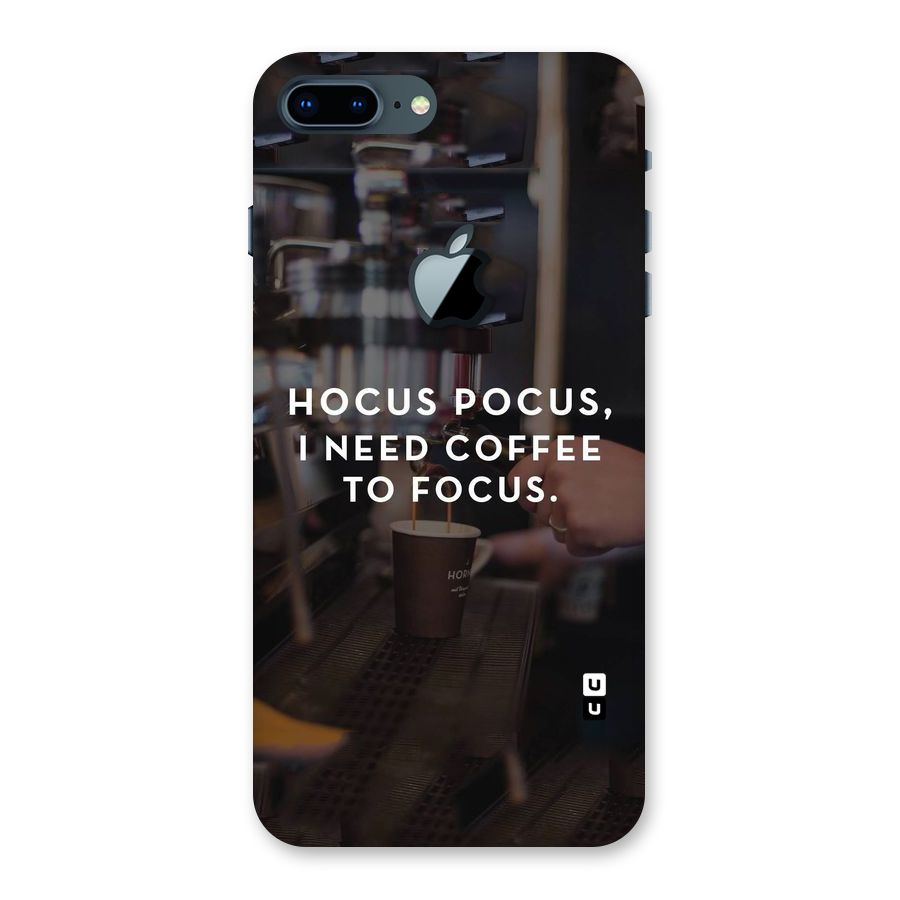Coffee Focus Back Case for iPhone 7 Plus Apple Cut