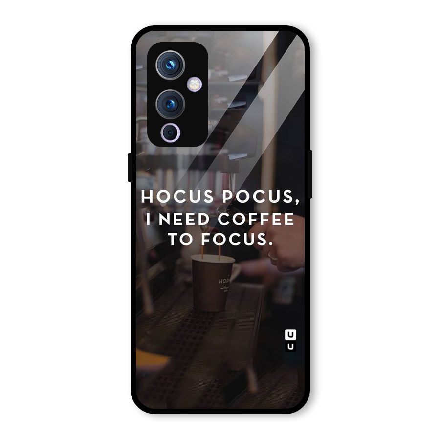 Coffee Focus Glass Back Case for OnePlus 9