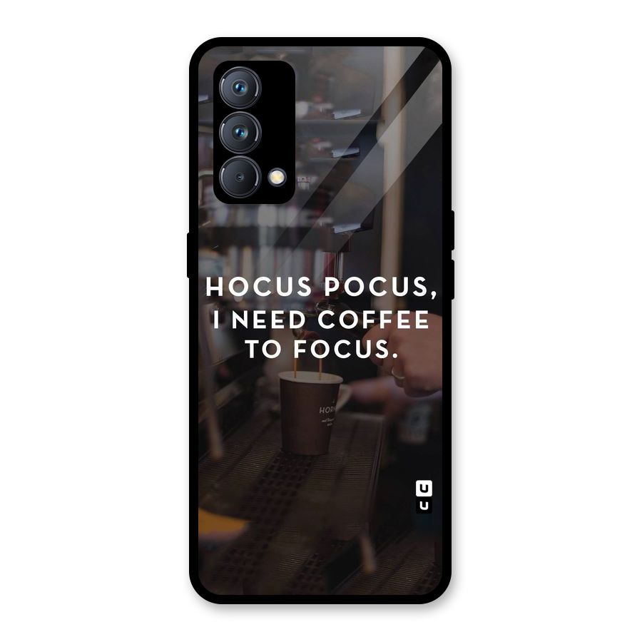 Coffee Focus Glass Back Case for Realme GT Master Edition