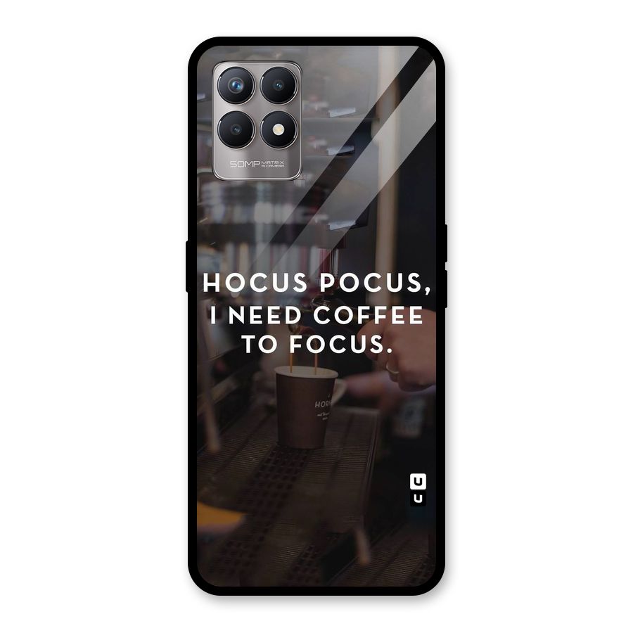 Coffee Focus Glass Back Case for Realme Narzo 50