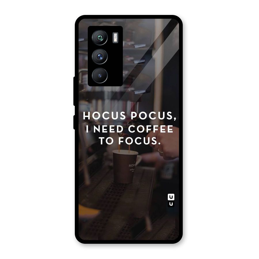 Coffee Focus Glass Back Case for Vivo iQOO 9 SE