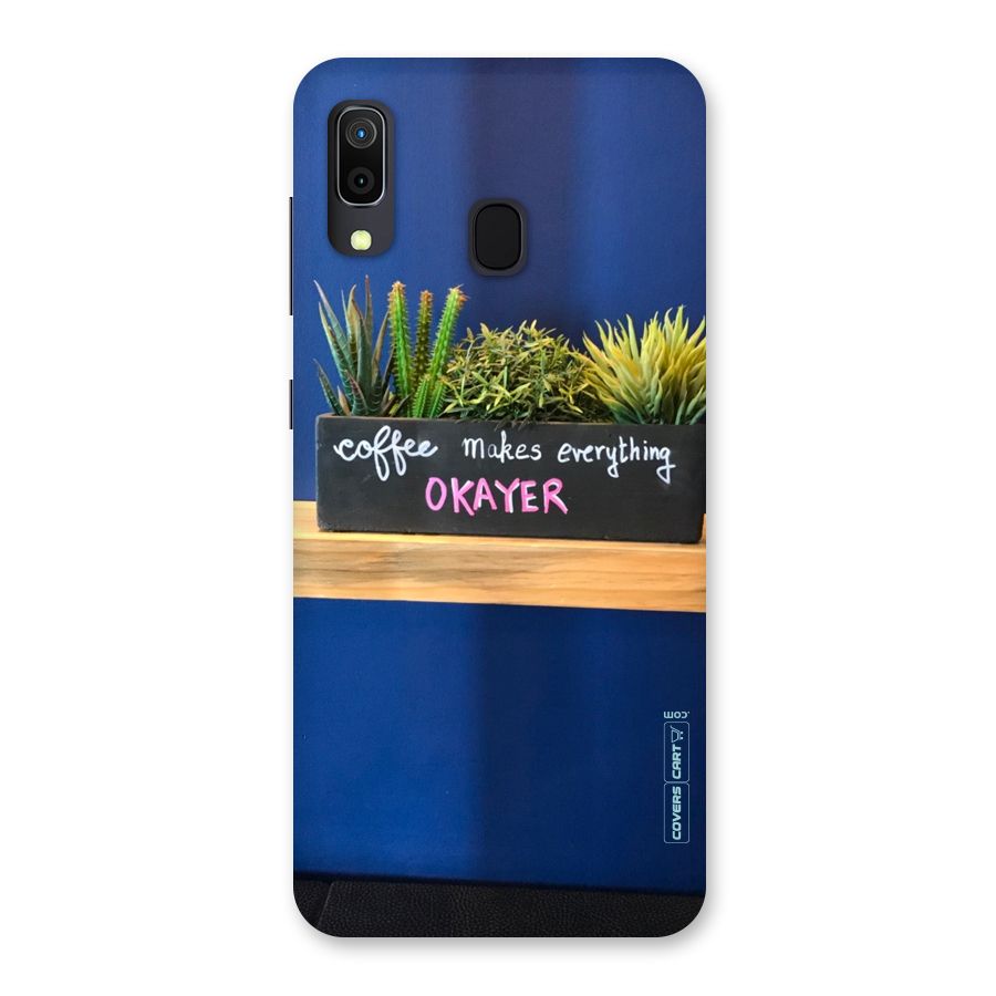 Coffee Makes Everything Okayer Back Case for Galaxy M10s