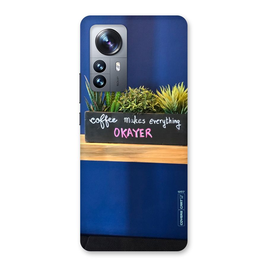 Coffee Makes Everything Okayer Back Case for Xiaomi 12 Pro