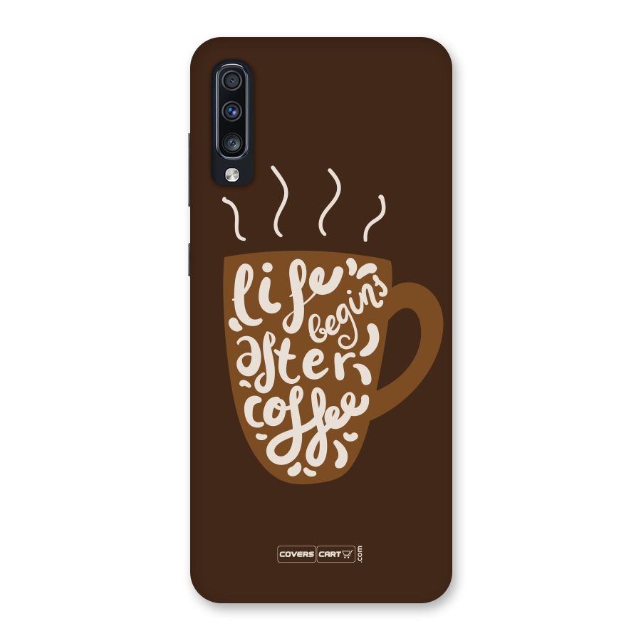 Coffee Mug Back Case for Galaxy A70