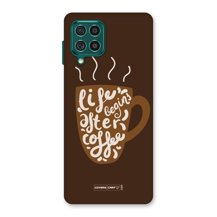 Coffee Mug Back Case for Galaxy F62