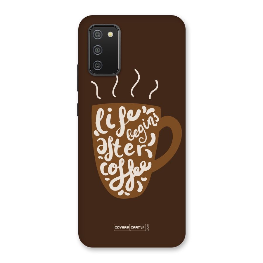 Coffee Mug Back Case for Galaxy M02s