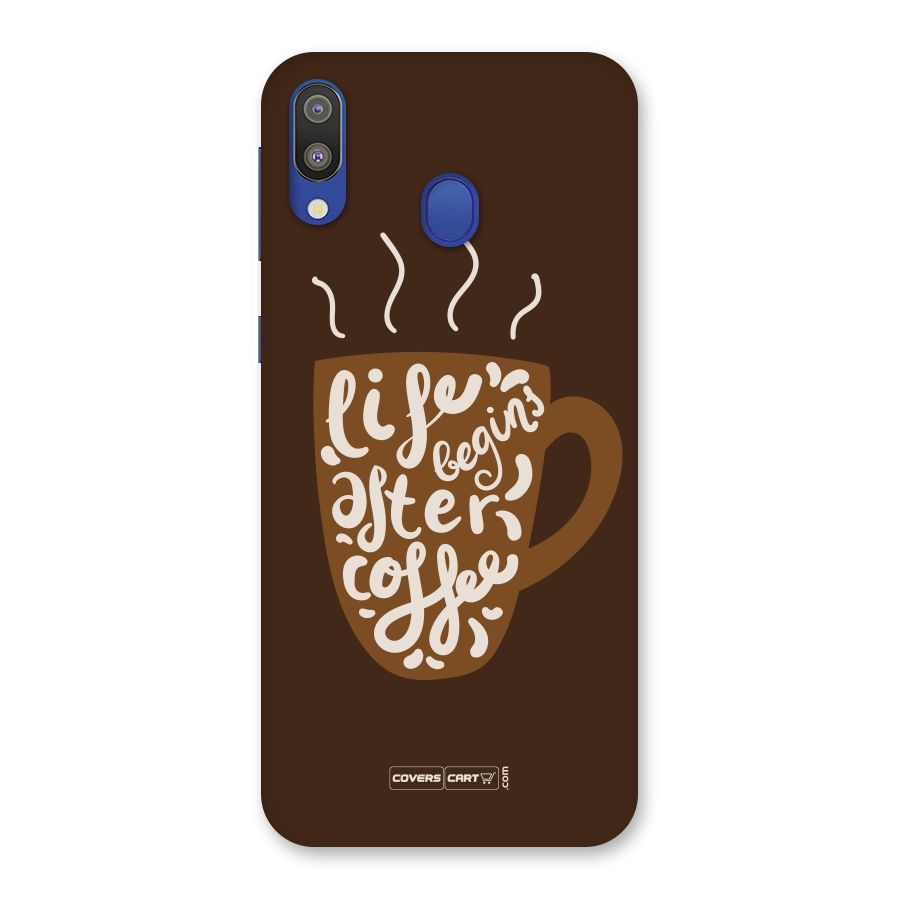 Coffee Mug Back Case for Galaxy M20