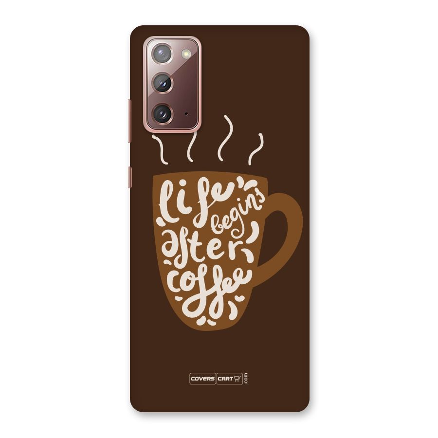 Coffee Mug Back Case for Galaxy Note 20