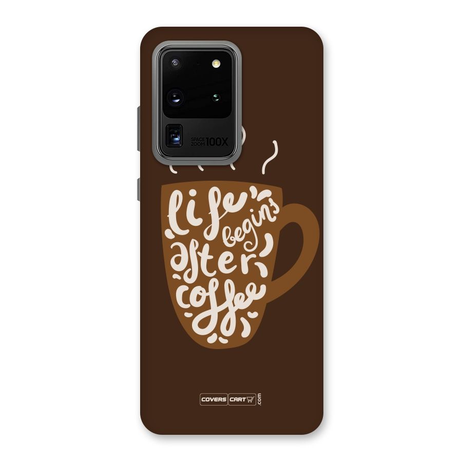 Coffee Mug Back Case for Galaxy S20 Ultra