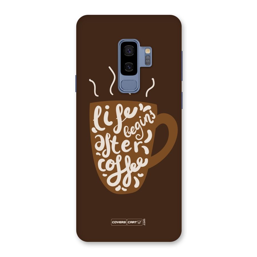 Coffee Mug Back Case for Galaxy S9 Plus