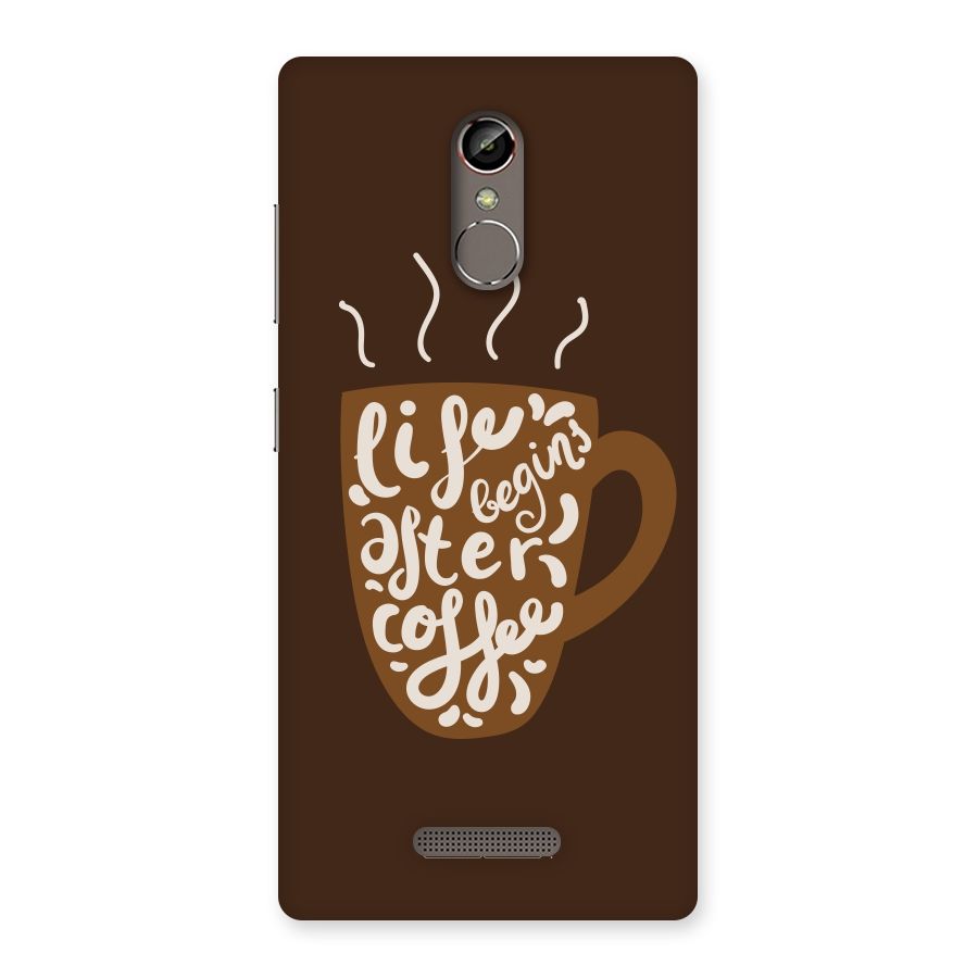 Coffee Mug Back Case for Gionee S6s