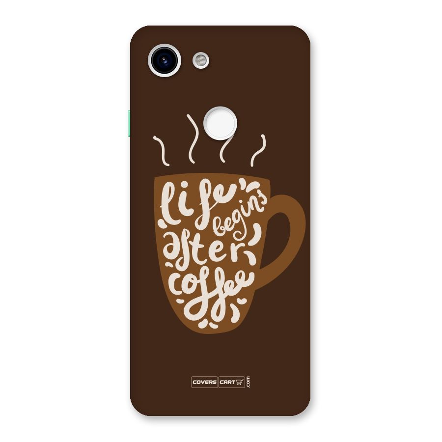 Coffee Mug Back Case for Google Pixel 3