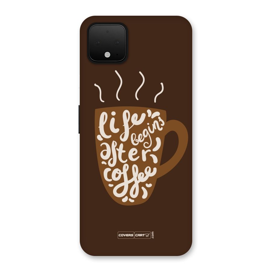 Coffee Mug Back Case for Google Pixel 4 XL