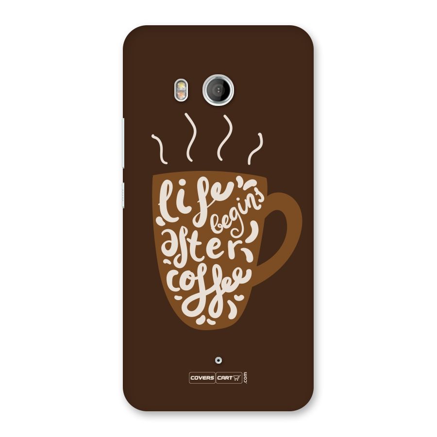 Coffee Mug Back Case for HTC U11