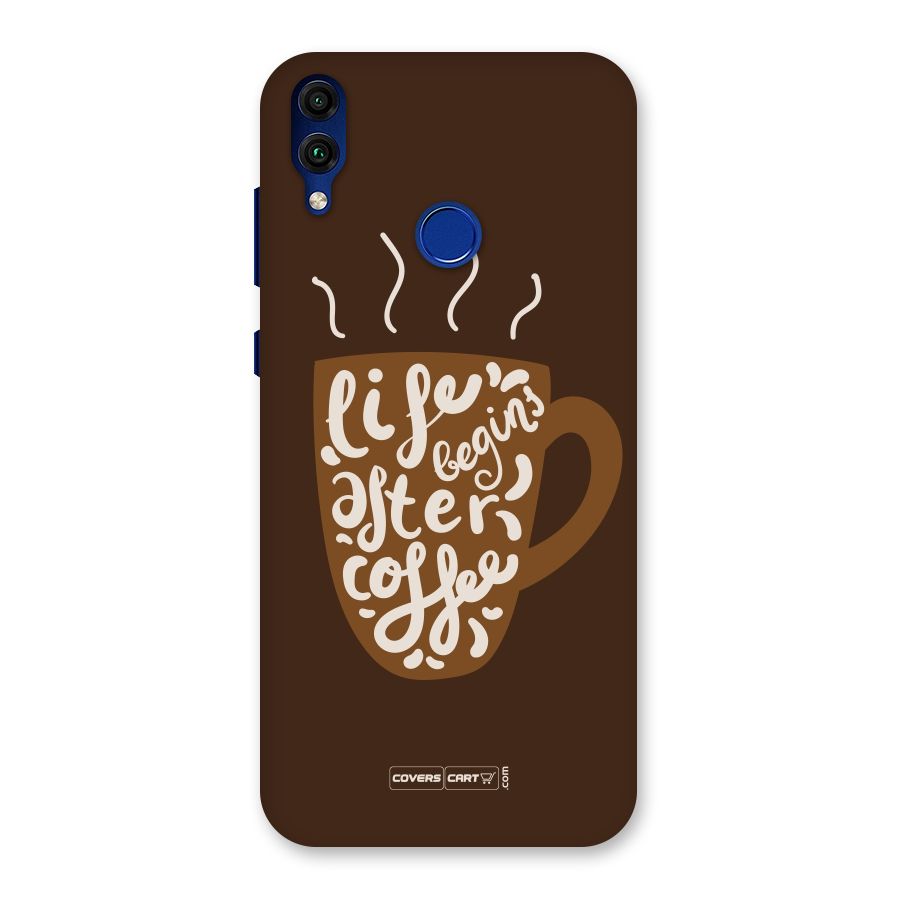Coffee Mug Back Case for Honor 8C