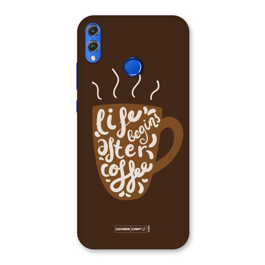 Coffee Mug Back Case for Honor 8X
