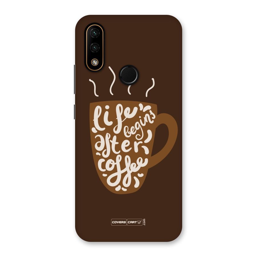 Coffee Mug Back Case for Lenovo A6 Note