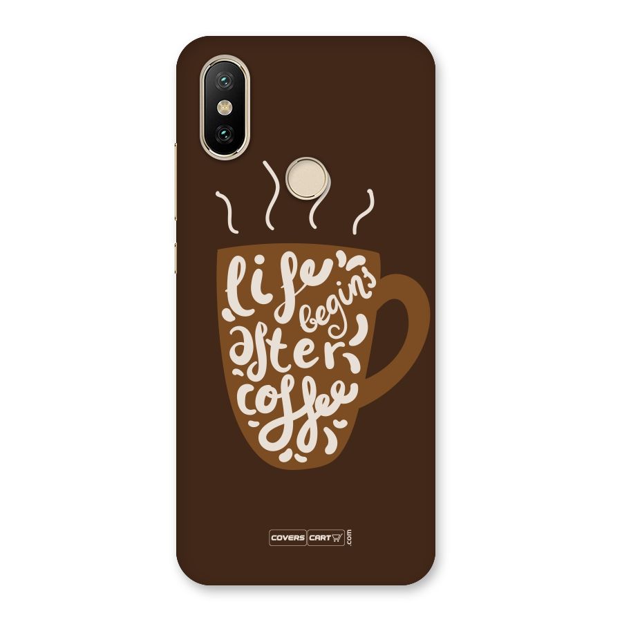 Coffee Mug Back Case for Mi A2