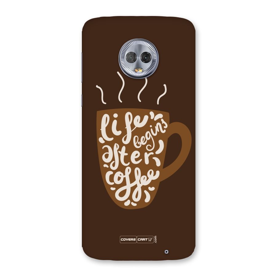 Coffee Mug Back Case for Moto G6 Plus
