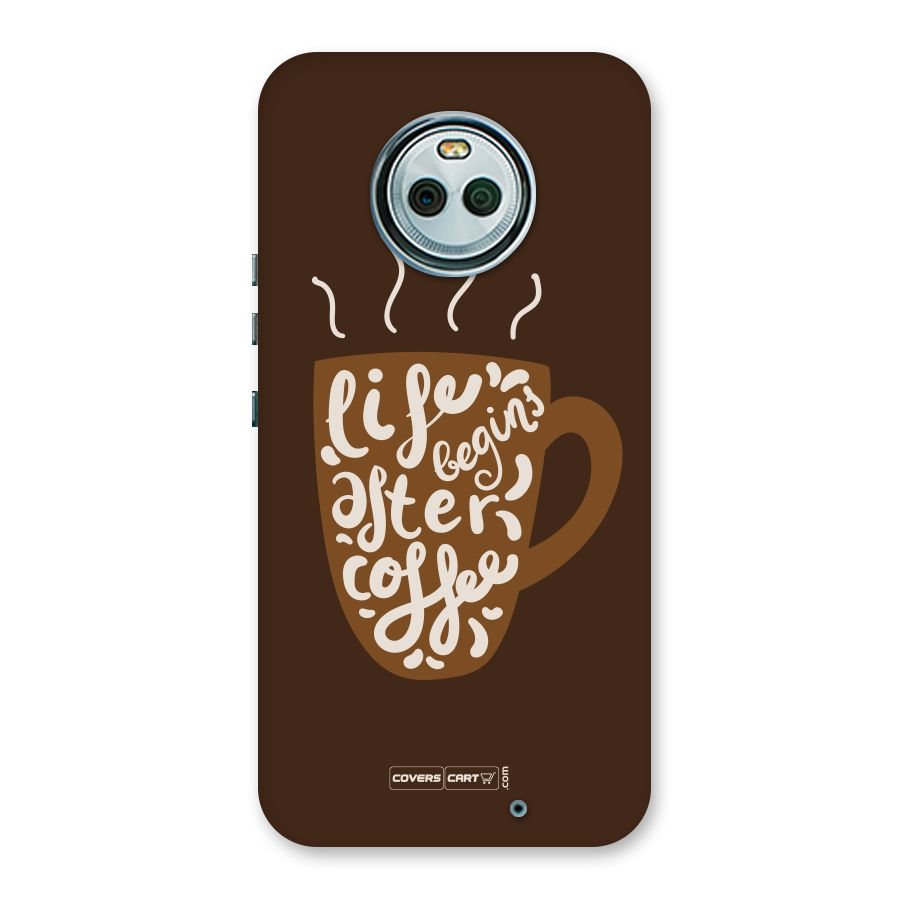 Coffee Mug Back Case for Moto X4