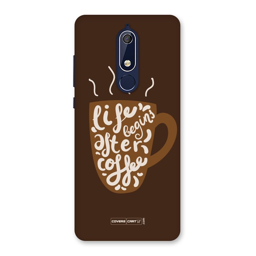 Coffee Mug Back Case for Nokia 5.1