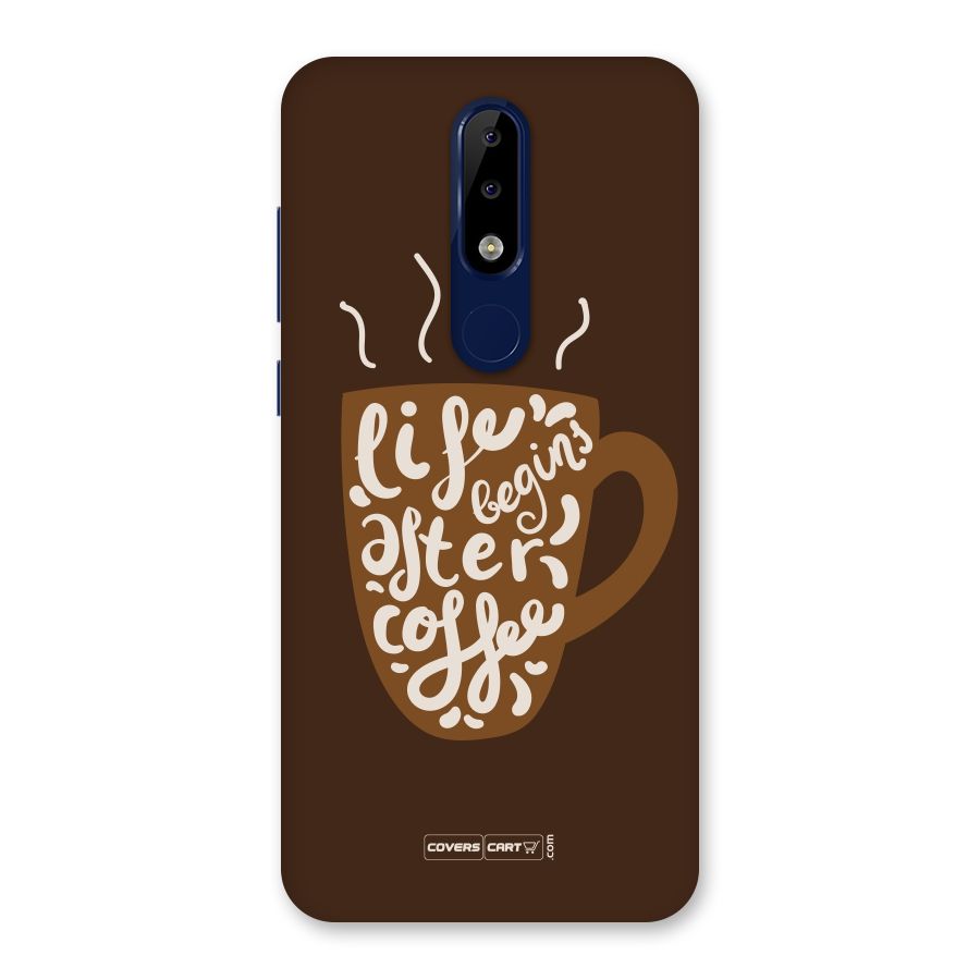 Coffee Mug Back Case for Nokia 5.1 Plus