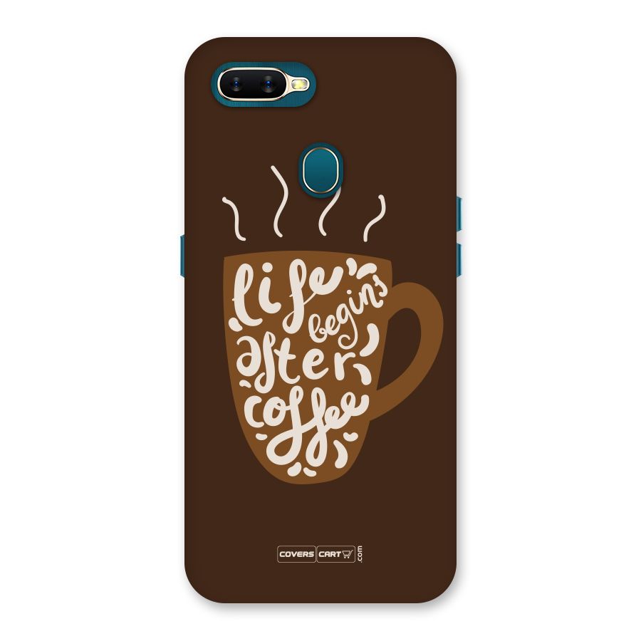 Coffee Mug Back Case for Oppo A11k