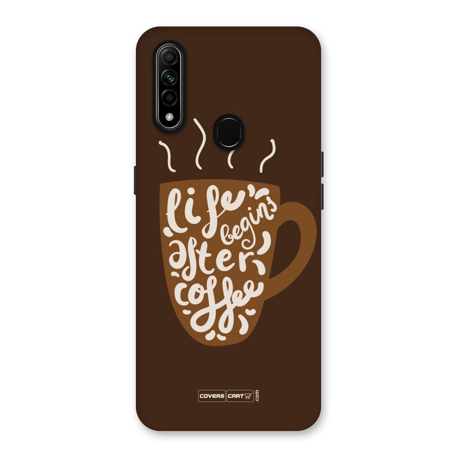 Coffee Mug Back Case for Oppo A31