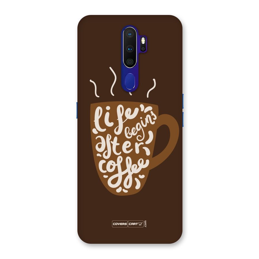 Coffee Mug Back Case for Oppo A9 (2020)