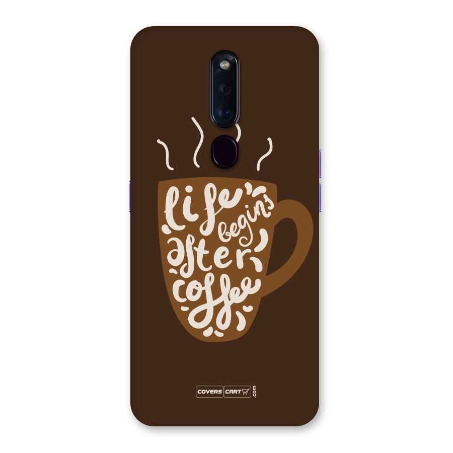 Coffee Mug Back Case for Oppo F11 Pro