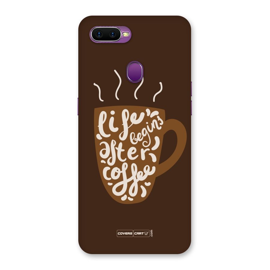 Coffee Mug Back Case for Oppo F9