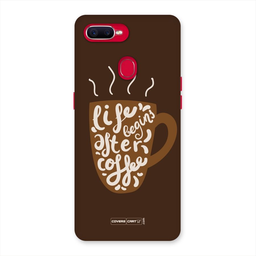 Coffee Mug Back Case for Oppo F9 Pro