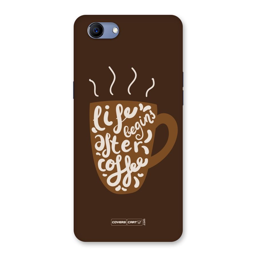 Coffee Mug Back Case for Oppo Realme 1