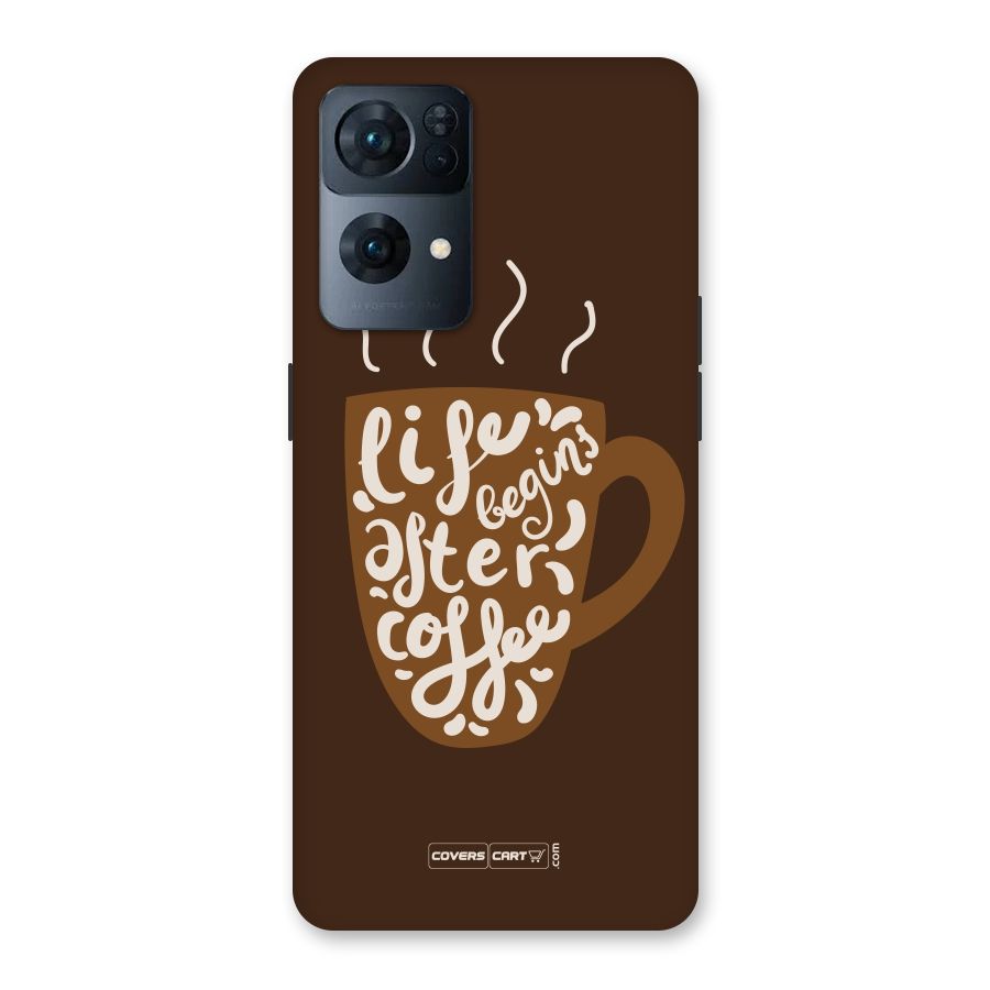 Coffee Mug Back Case for Oppo Reno7 Pro 5G