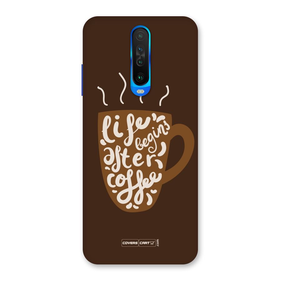 Coffee Mug Back Case for Poco X2