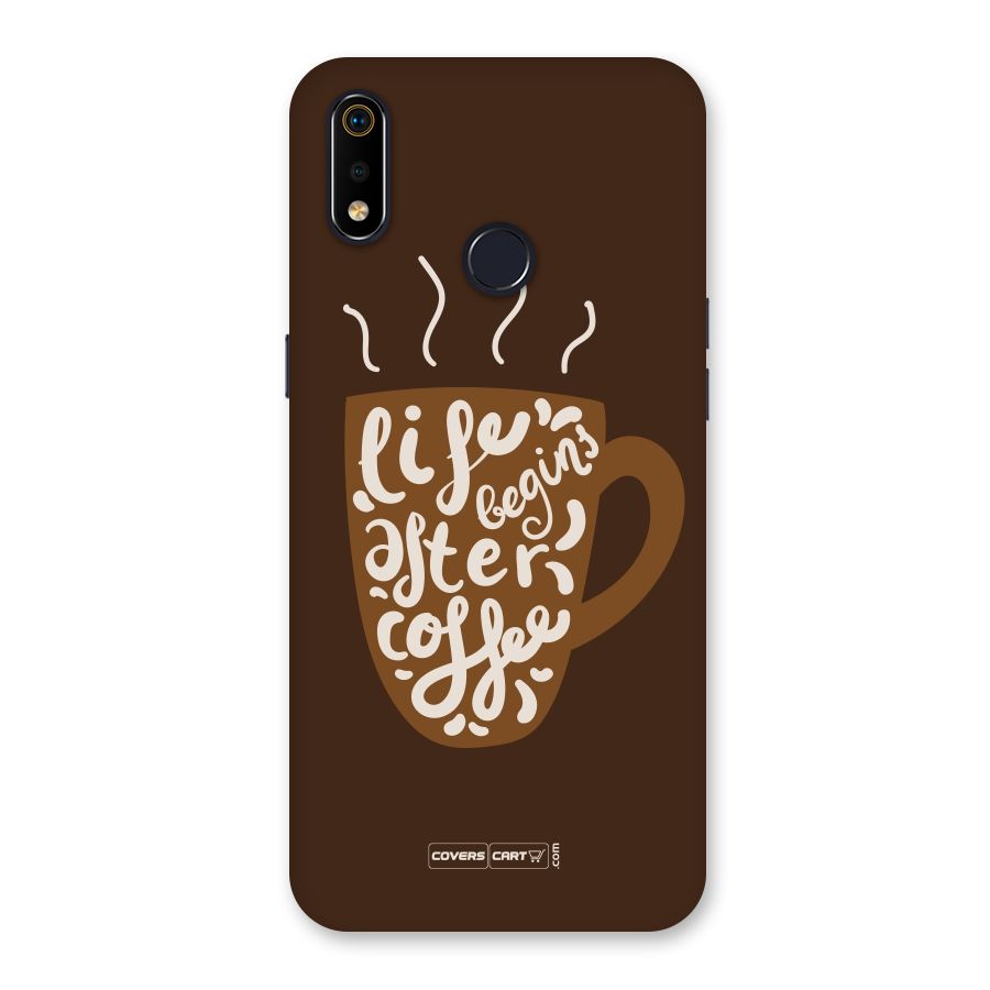 Coffee Mug Back Case for Realme 3i