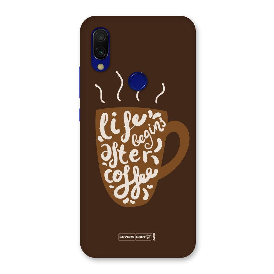 Coffee Mug Back Case for Redmi 7