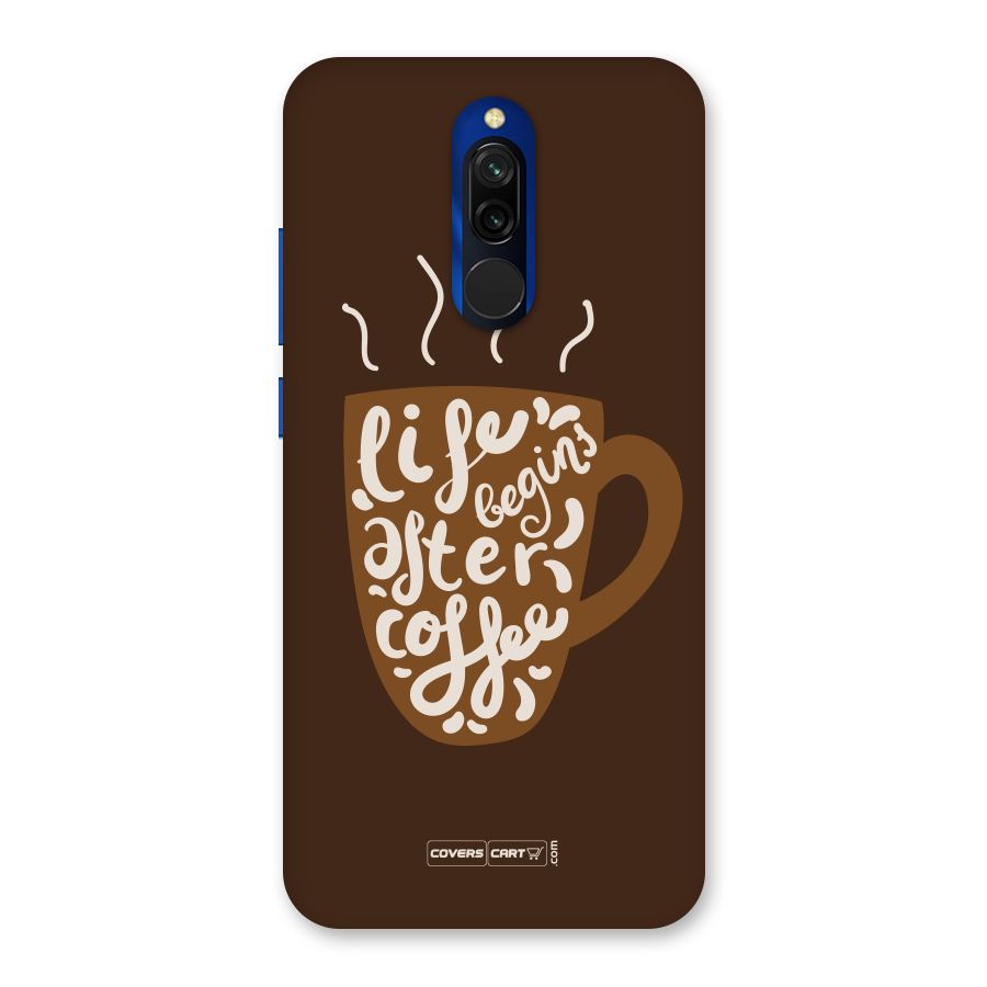 Coffee Mug Back Case for Redmi 8